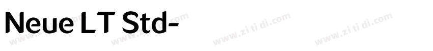 Neue LT Std字体转换